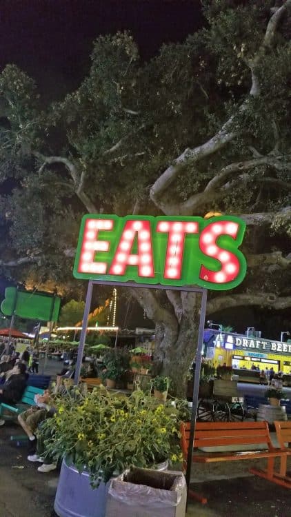 neon sign at the 2019 la county fair