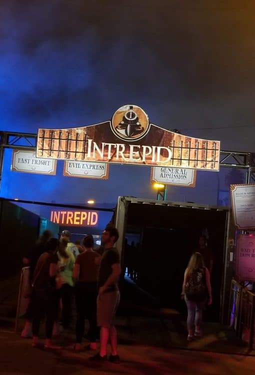 Intrepid maze at Dark Harbor