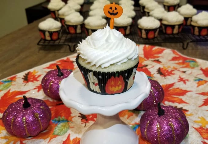 Passion Fruit and Blood Orange Halloween Cupcake Recipe
