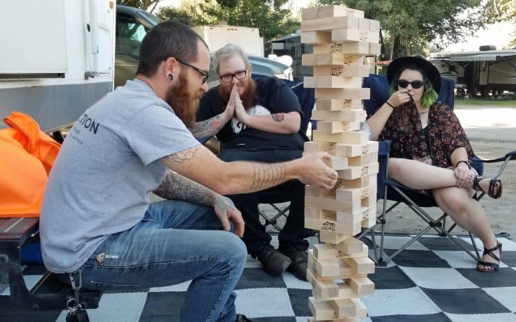 Jenga Giant outdoor family games