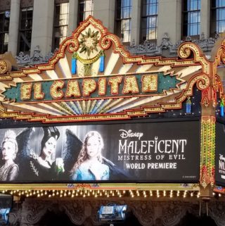 red carpet at the maleficent mistress of evil premiere at the el capitan