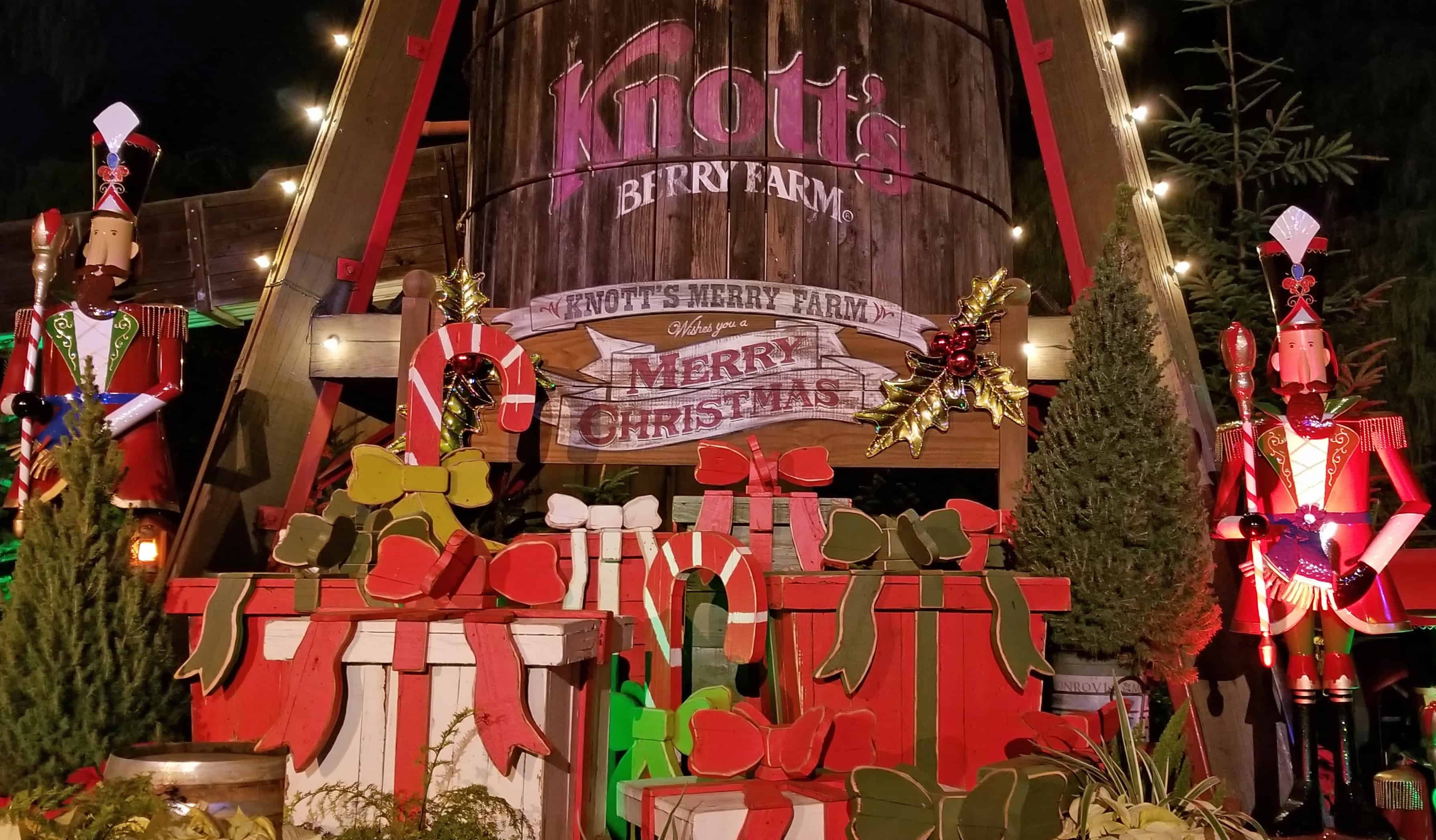 Celebrating Christmas at Knott's Merry Farm in Southern California