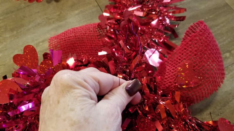 Make a Valentine's Day Wreath from Dollar Store Ornaments - Bright Shadows