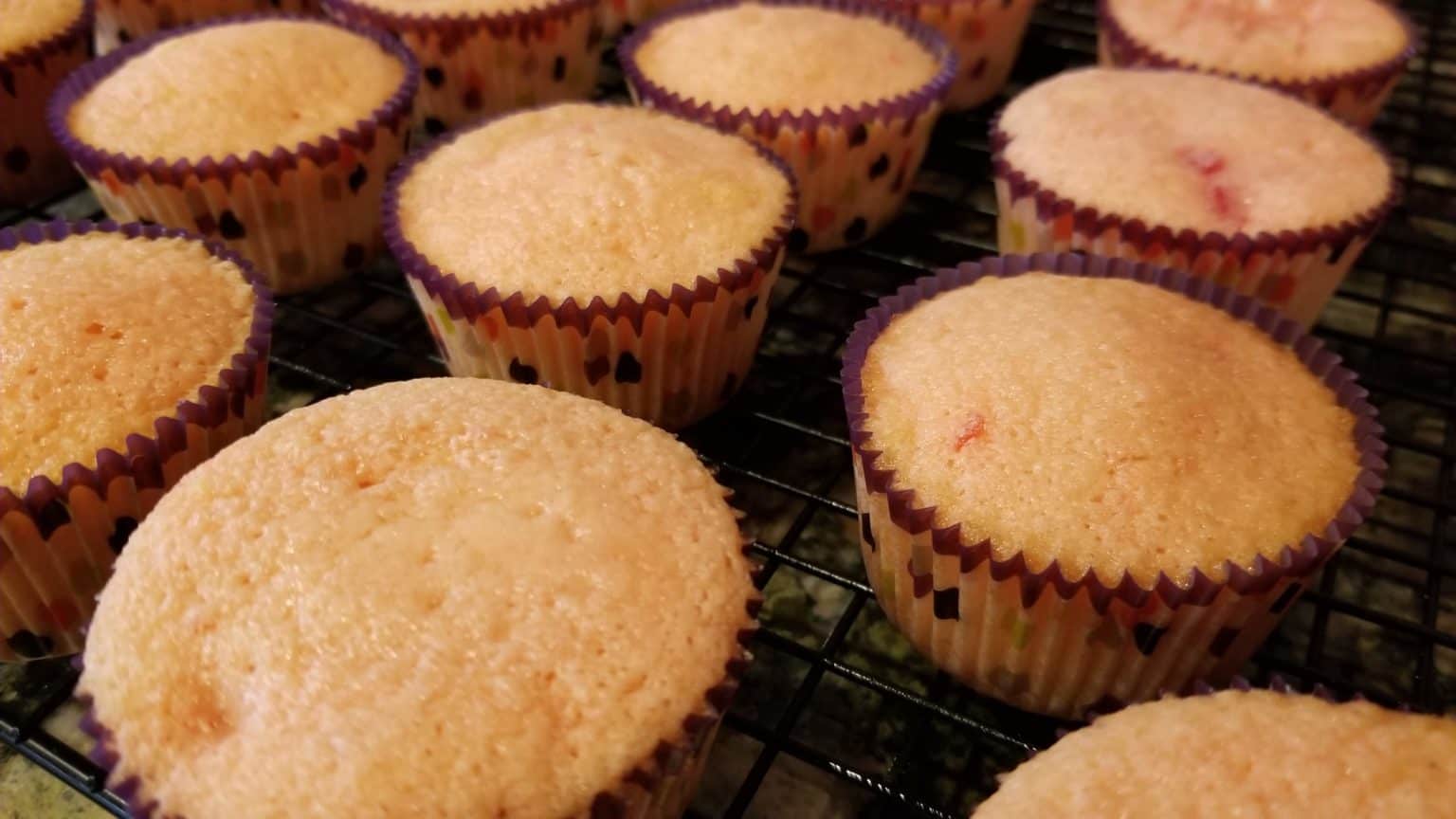 Mardi Gras Cupcake With Sweet Bourbon Glaze Recipe 