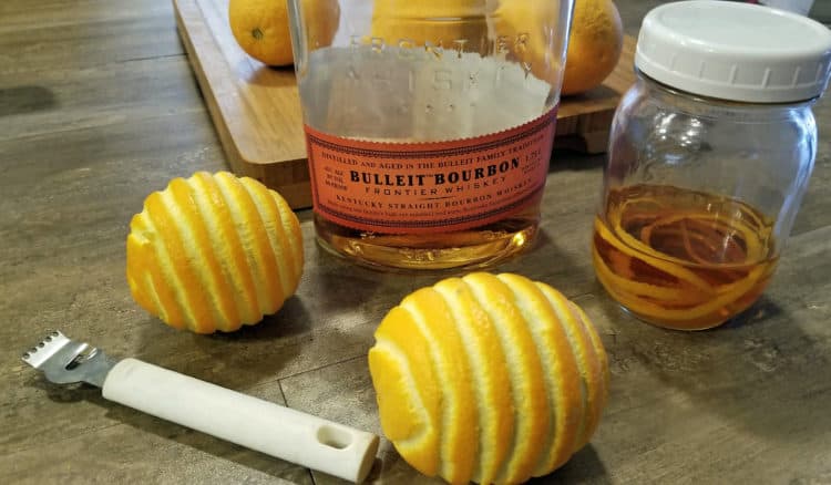 orange-infused bourbon