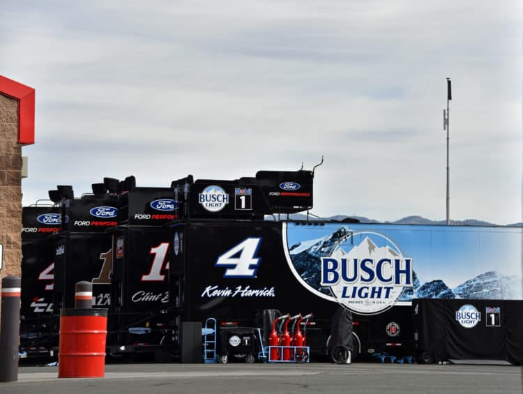 nascar haulers at auto club speedway 2020