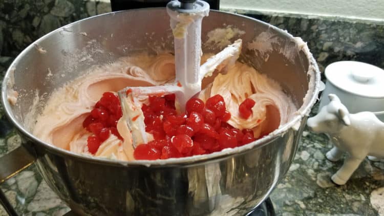 maraschino cherry cupcake