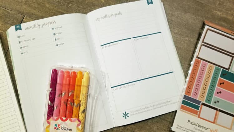 erin condren wellness journal bundle