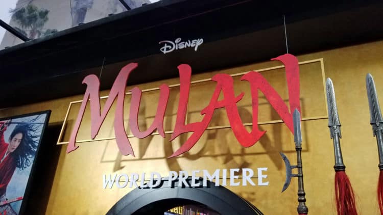 mulan premiere in hollywood