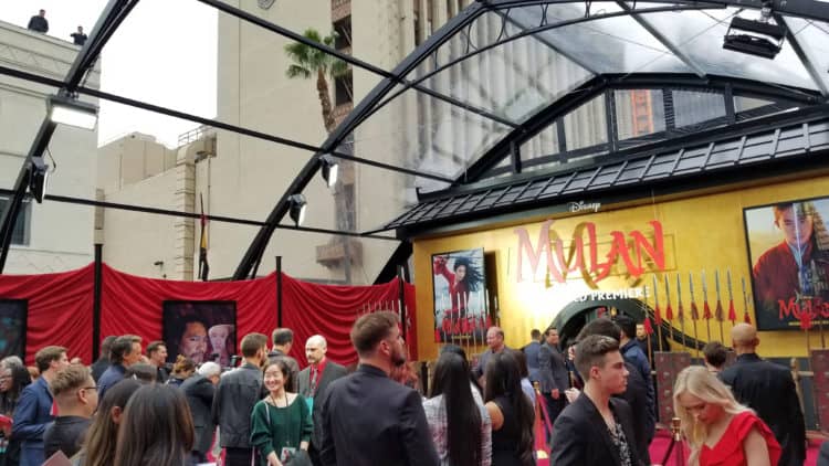 dolby theater mulan premiere