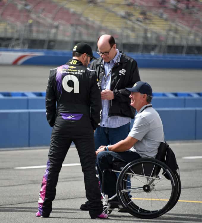 jimmie johnson at auto club 400