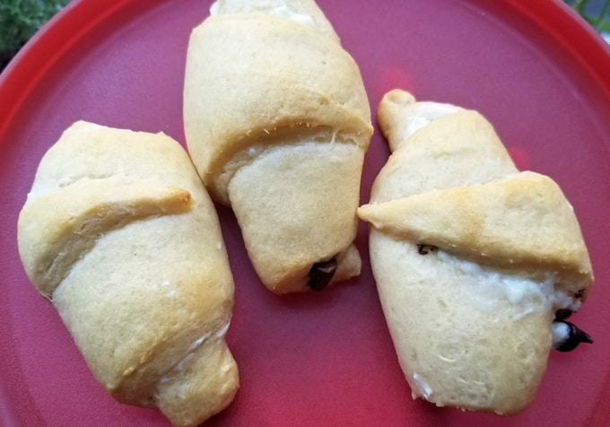 Stay at Home Snack Hacks: Chocolate Chip Filled Croissants