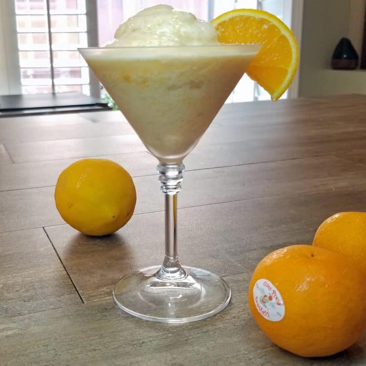 frozen citrus whip dessert