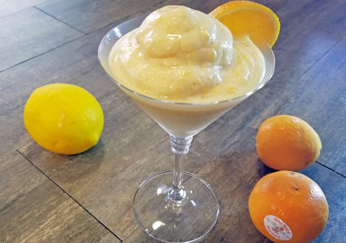 Frozen Citrus Whip Dessert Recipe