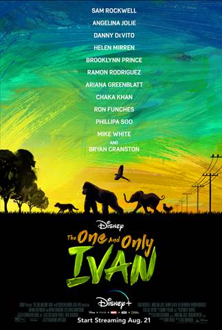 one and only ivan movie poster