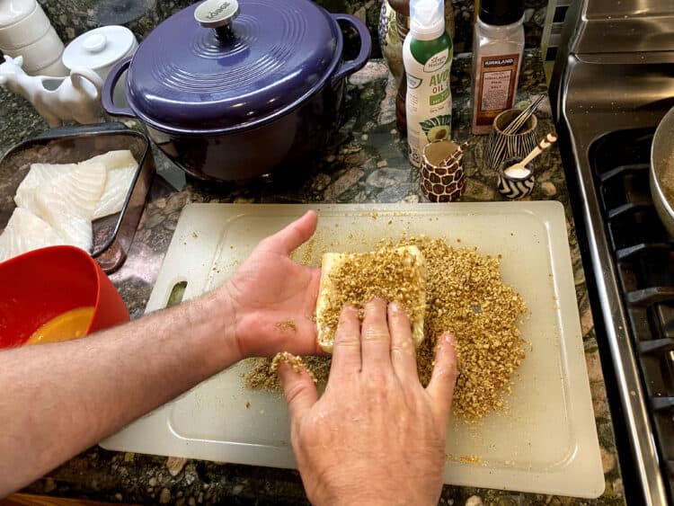 pecan crusted halibut