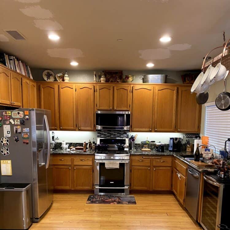 kitchen renovation before