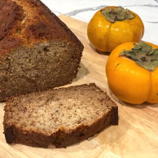 ginger bourbon persimmon bread recipe