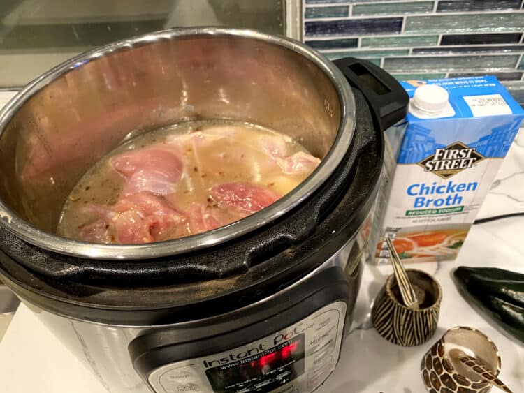 chicken and rice in the instant pot