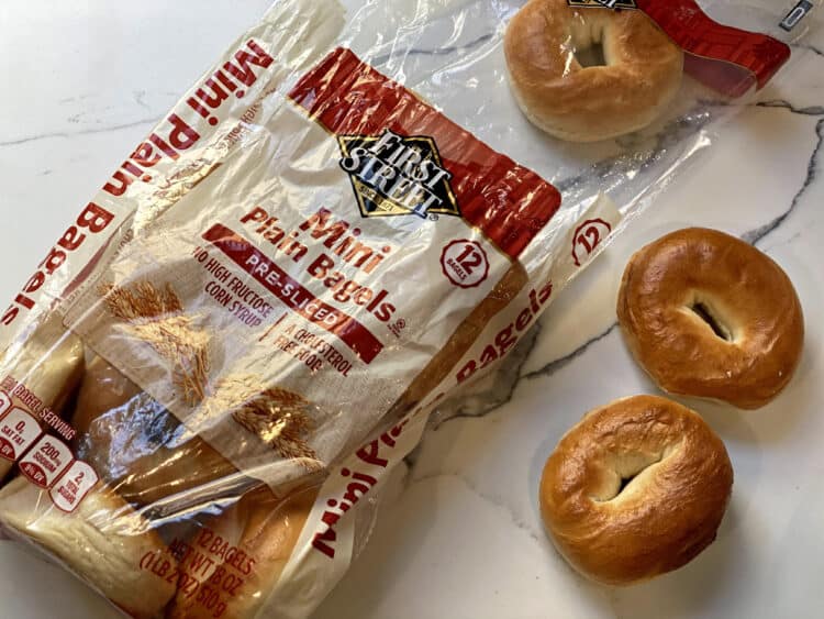mini bagels from smart and final