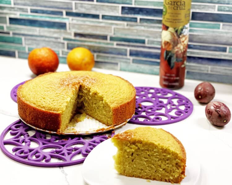 blood orange olive oil cake