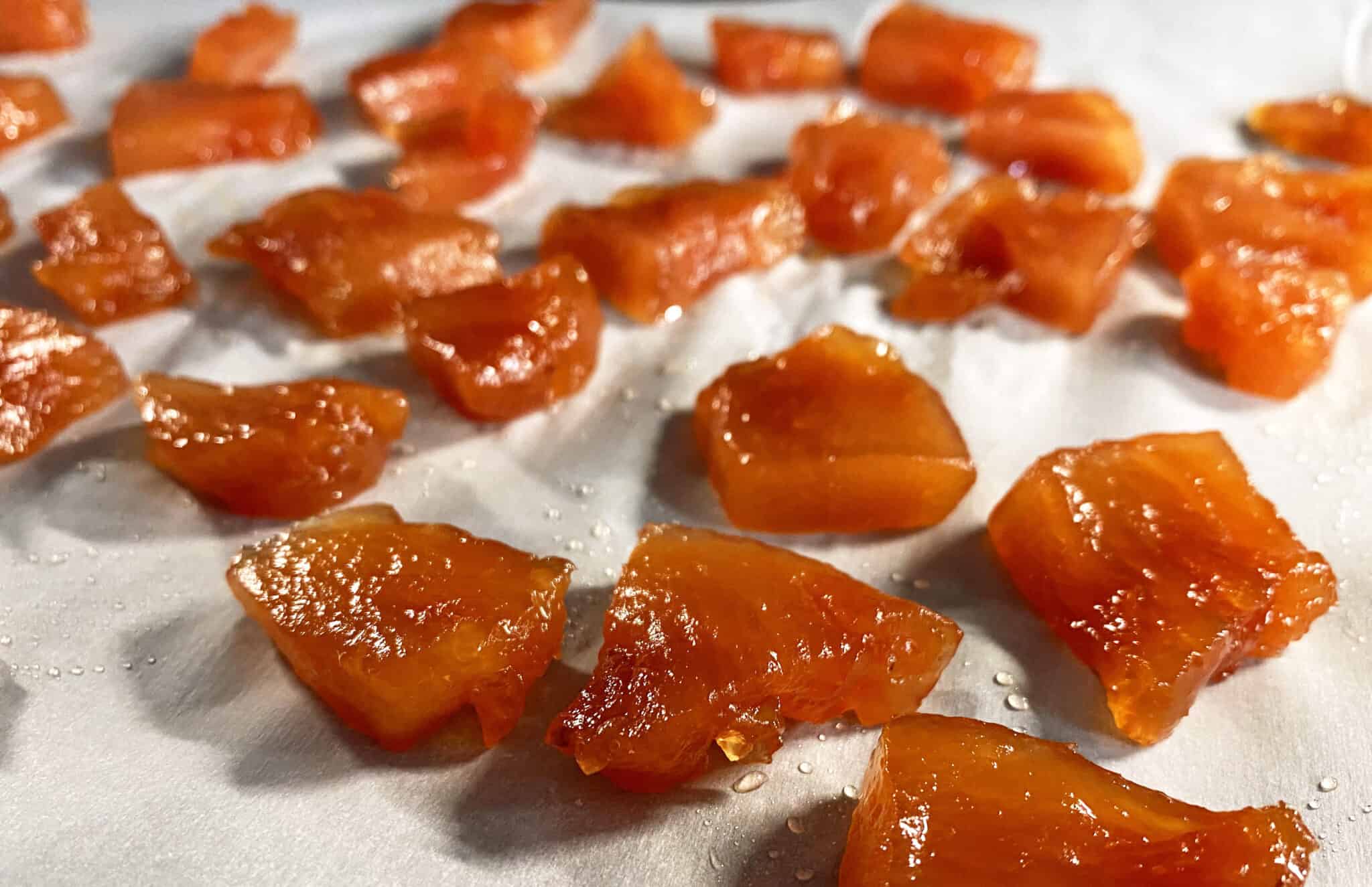 Pink Crystallized Candied Pineapple Flavorful Homemade Fruit Snack