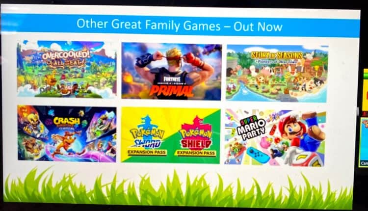 Nintendo switch games already released