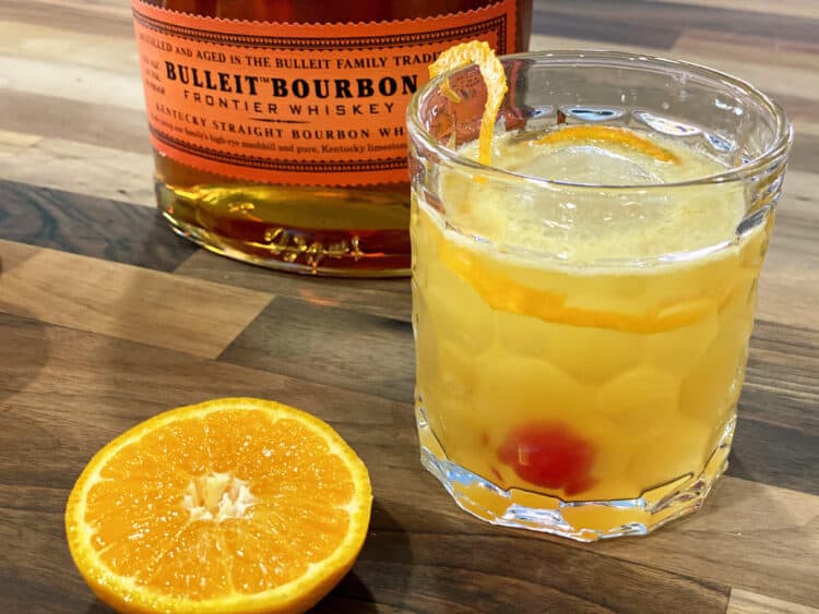 bourbon tangerine sour