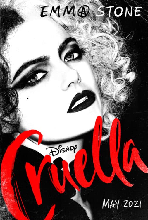 cruella costumes official movie poster