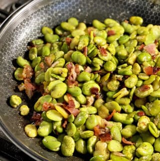 fava beans with bacon
