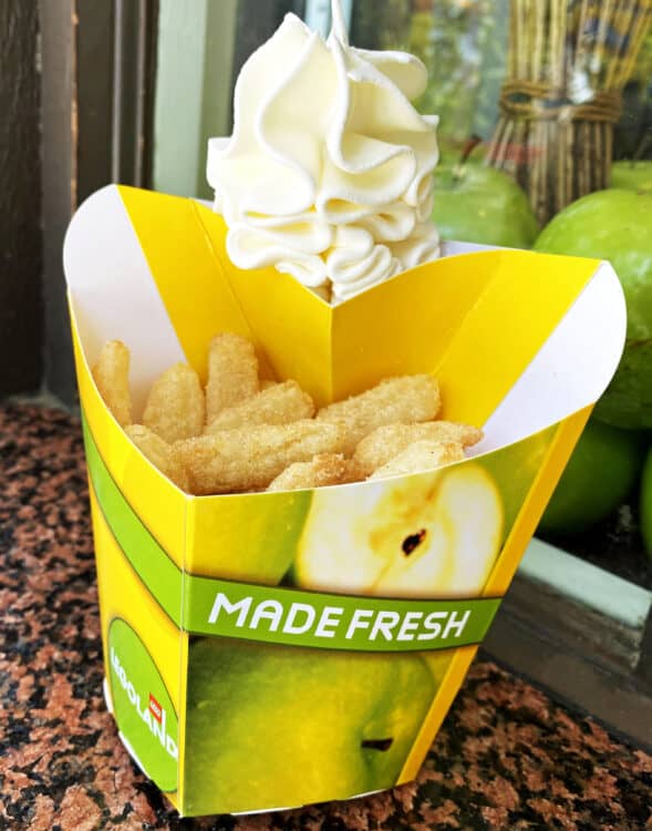 apple fries at legoland