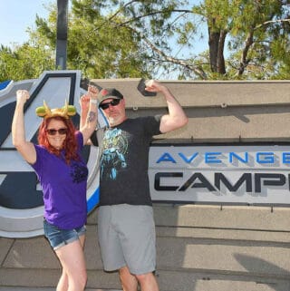 visiting avengers campus sign