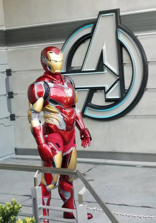 iron man at Disney California adventure