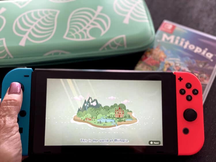 Miitopia for the Nintendo Switch and single player video game