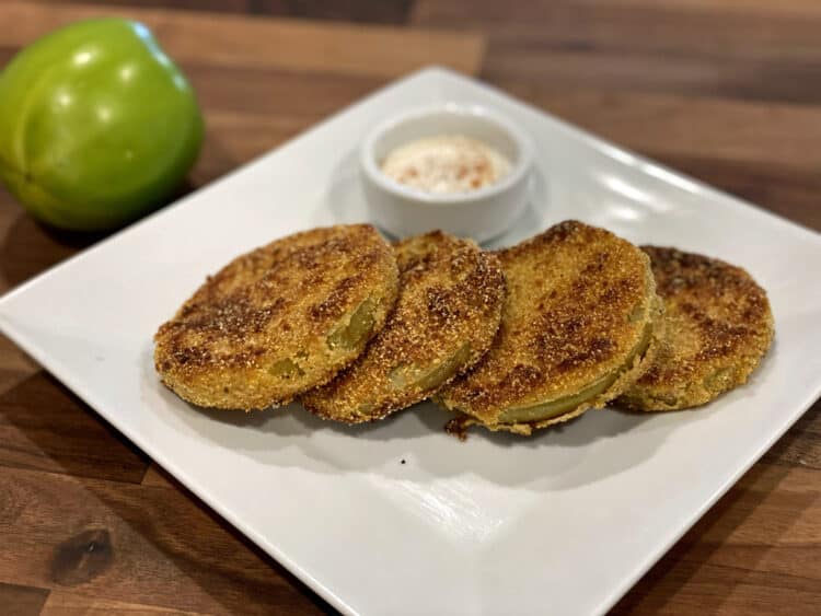 spicy fried green tomatoes