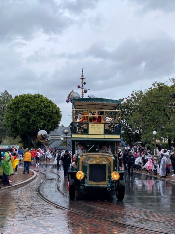 rainy day at disney