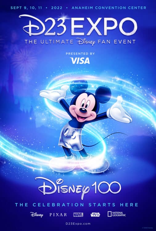D23 expo tickets official poster
