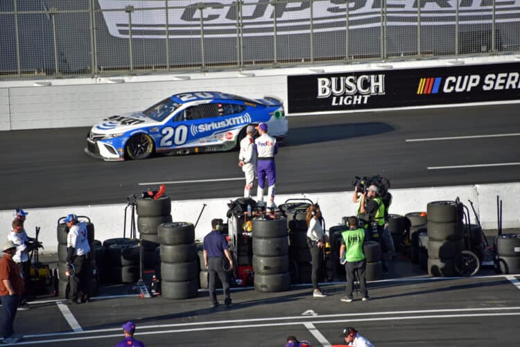 drivers at the Busch Light Clash at the LA Coliseum