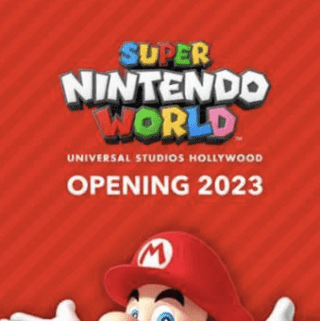 Super Nintendo world in California