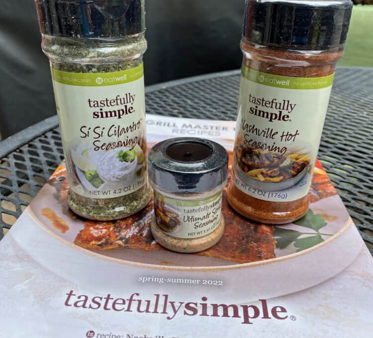 tastefully simple seasonings