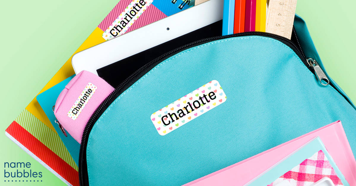 Name Labels for Your Child’s Back-to-School Products