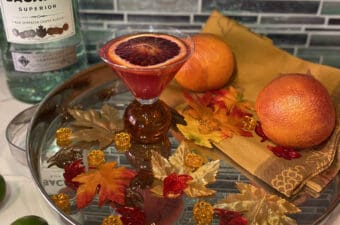blood orange mojito recipe for Thanksgiving