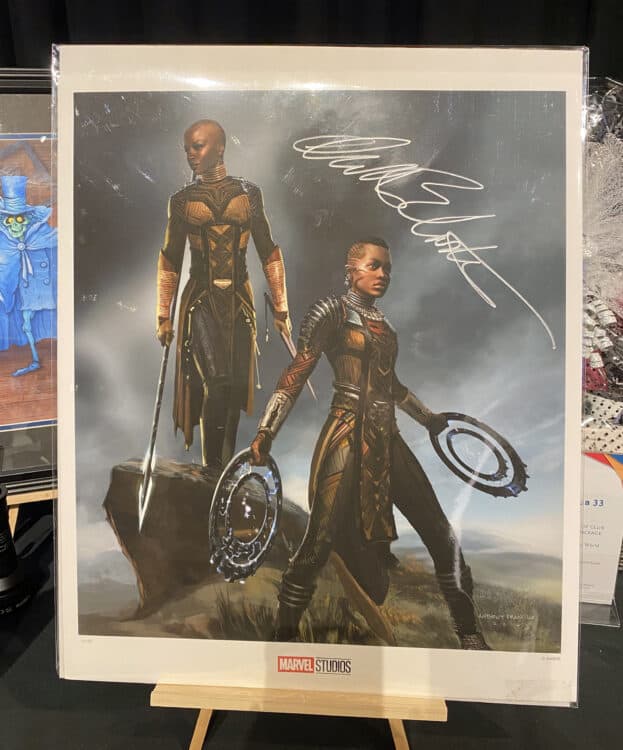 black panther costume designer silent auction item