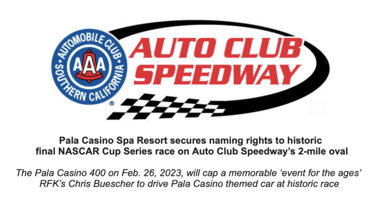 last two-mile race at auto club speedway