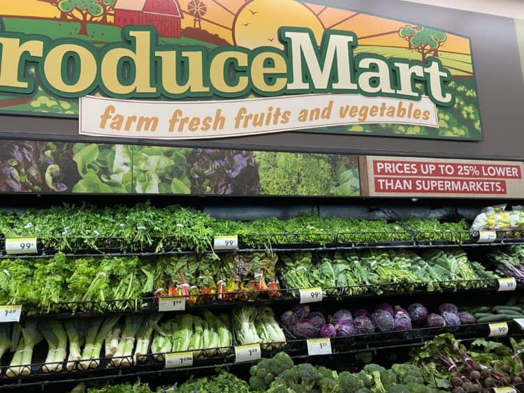 produce mart at smart and final extra in upland