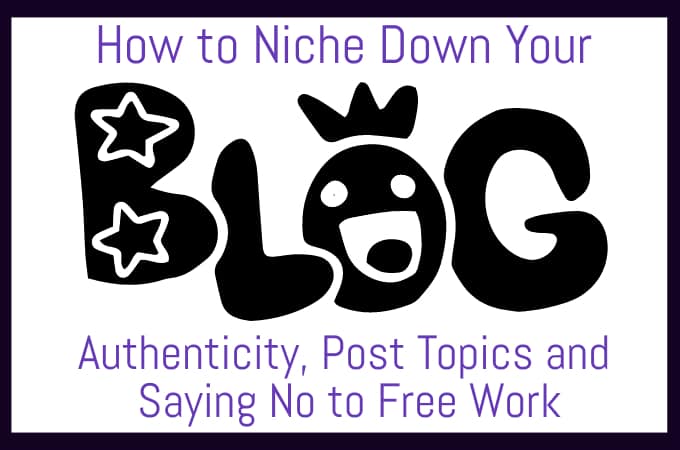 niche down your blog