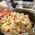 red pepper flakes for spicy tomato carbonara recipe
