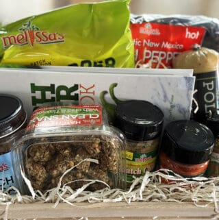 hatch pepper recipes and a hatch pepper gift tray from melissa's produce