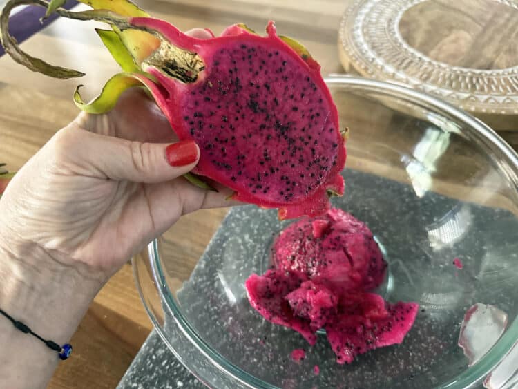 dragonfruit for ice cream