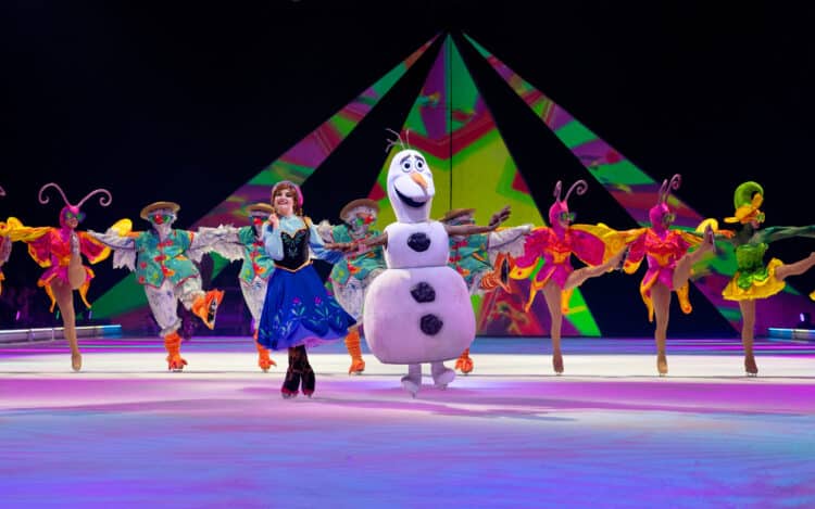 olaf at disney on ice frozen & Encanto